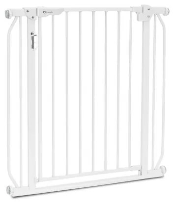Lionelo - Bezpečnostná bránka TRUUS SLIM LED 1xAAA biela