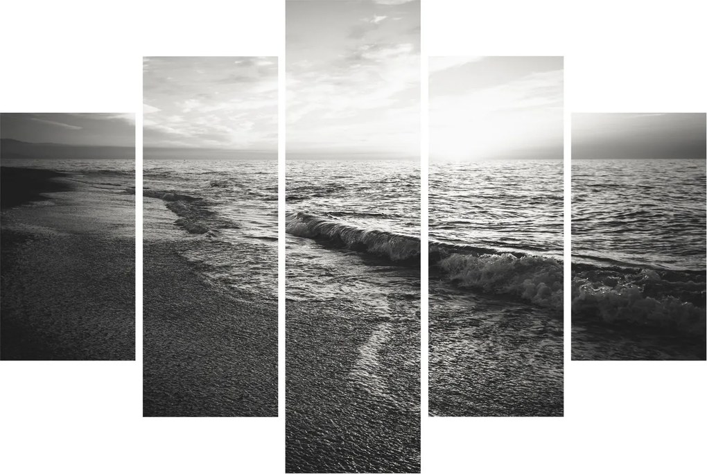 Obraz - Na brehu mora (150x105 cm)