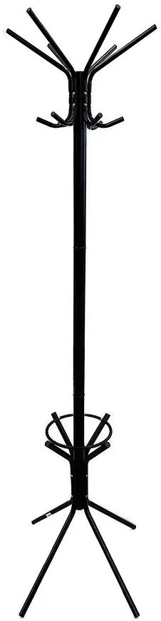 Vešiak kovový Spinetoli 9064 čierna