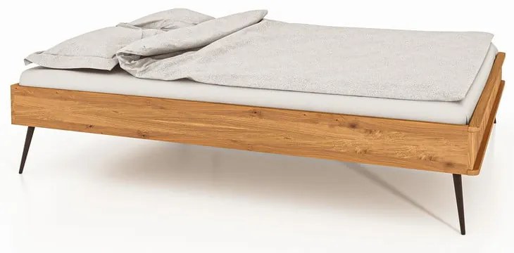 Dvojlôžková posteľ z dubového dreva 140x200 cm Kula - The Beds