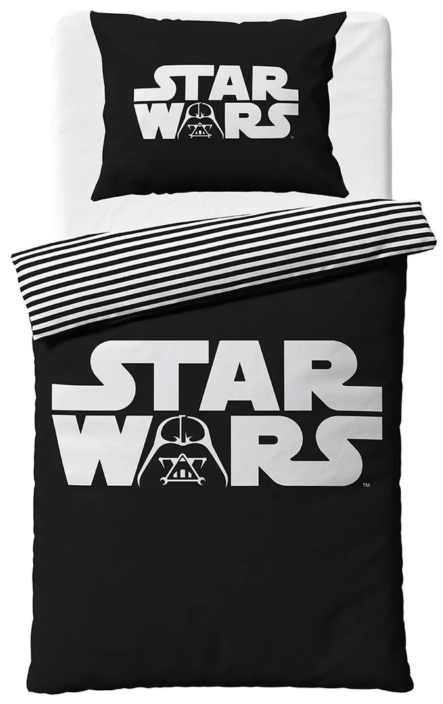 Carbotex Detská posteľná bielizeň Star Wars The Dark Force, 140 x 200 cm, 70 x 90 cm