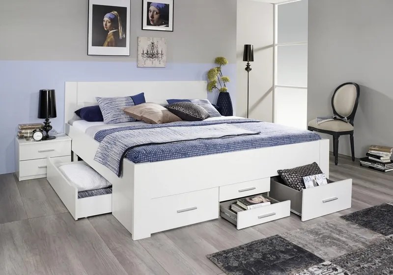 Set nočných stolíkov (2 ks) Isotta, biela