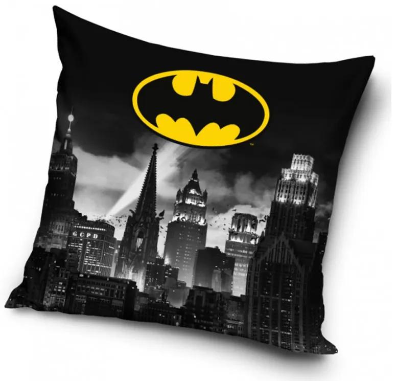 Carbotex Obliečka na vankúšik 40x40 cm - Batman Nočná Gotham