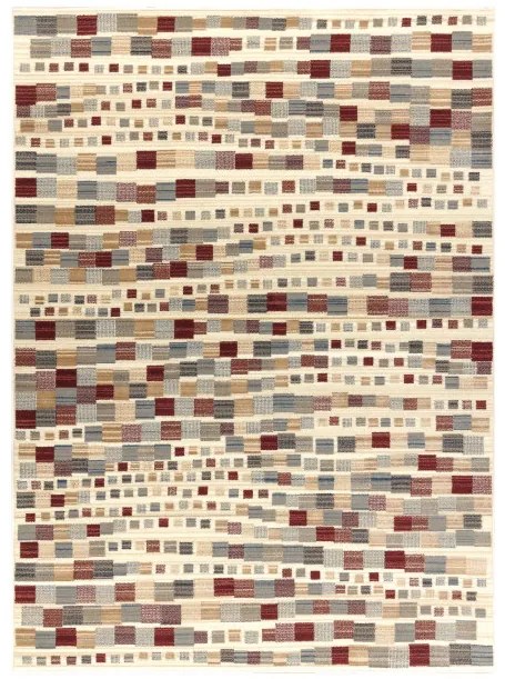 Koberec KILIM 7950/52933 geometrický sivý / béžový