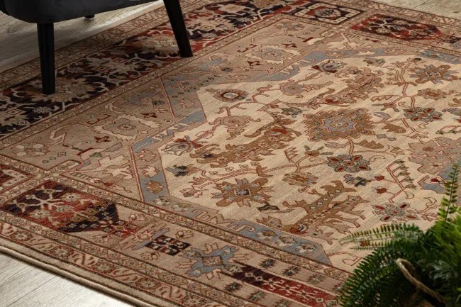 Koberec KESHAN, strapce 1255/53525 béžový / terakota