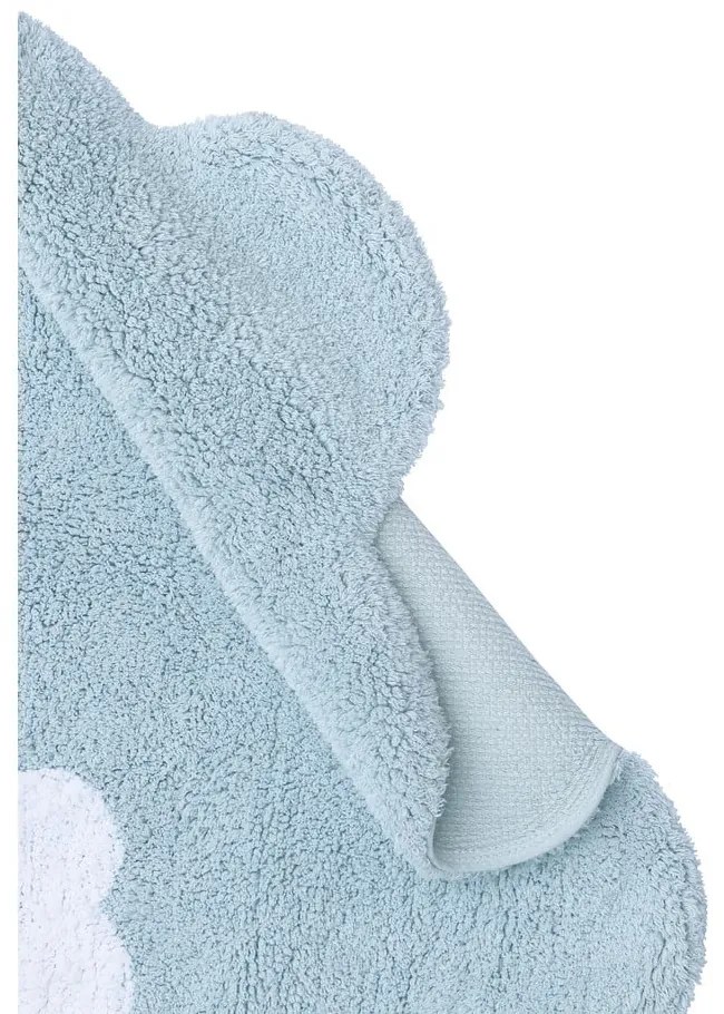 Svetlomodrý prateľný ručne tkaný bavlnený detský koberec 70x100 cm Mini Dream – Lorena Canals