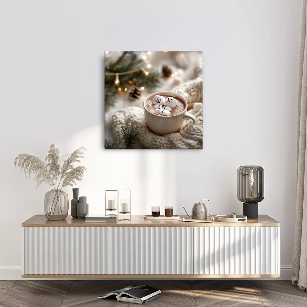 Obraz vianočná pohoda s lahodnou čokoládou