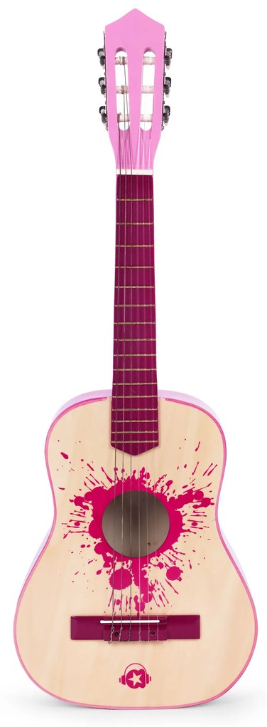 Detská ružová gitara, ECOTOYS