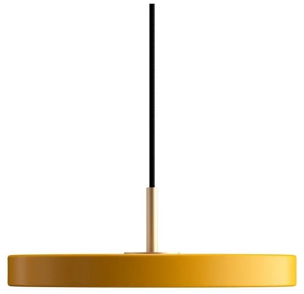Žlté LED závesné svietidlo s kovovým tienidlom ø 31 cm Asteria Mini – UMAGE