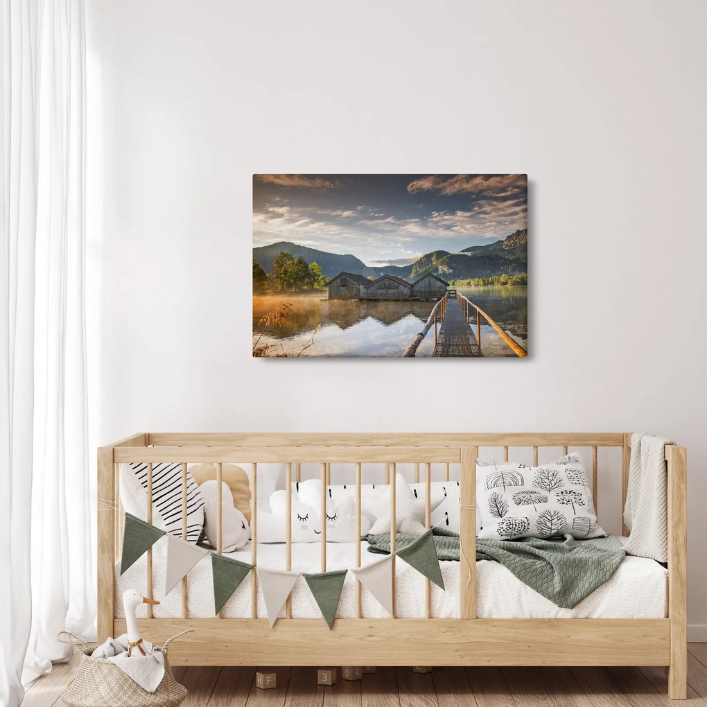 Obraz jazera (90x60 cm)