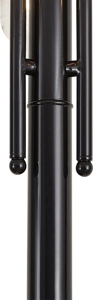 Vonkajšia lampa medená 235 cm 3-svetlá IP44 - Mníchov