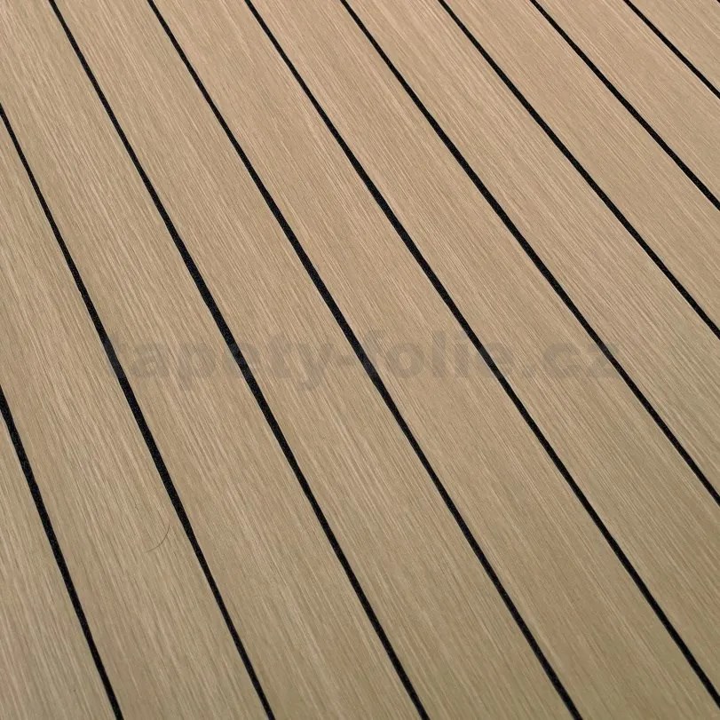 Samolepiace lamely na stenu L02, cena za kus, rozmer 100 cm x 60 cm, hnedé, IMPOL TRADE