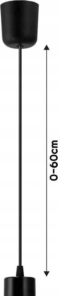 BERGE E27 LED luster závesné svietidlo, sklenená guľa, priehľadné