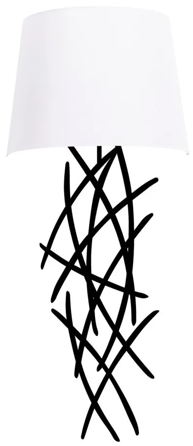 Nástenná lampa Asaf I biela