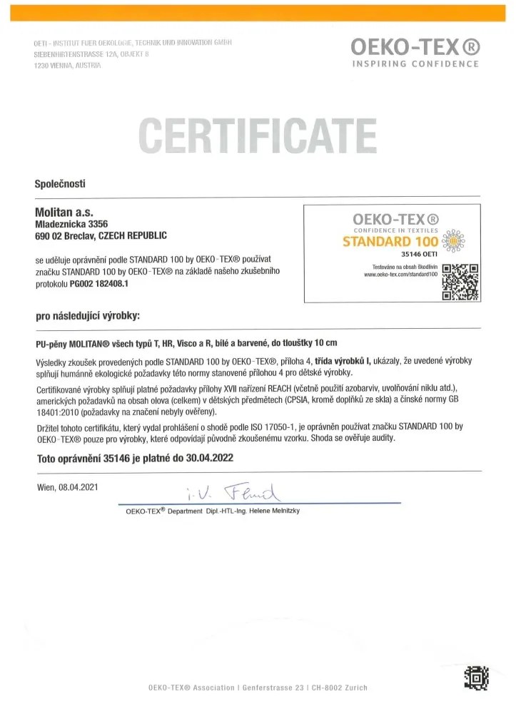 Povrchový matrac z pamäťovej peny bez obliečky 4 cm EMI, 80x200 cm