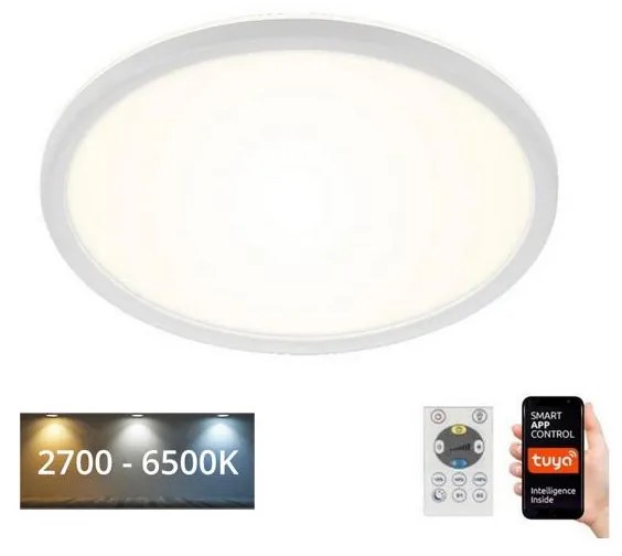 Briloner Briloner 7058-016 - LED Stmievateľné svietidlo SLIM LED/18W/230V Wi-Fi Tuya + DO BL1199