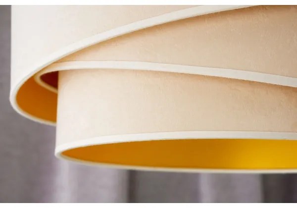 Duolla - Prisadený luster KOBO 1xE27/15W/230V pr. 45 cm krémová