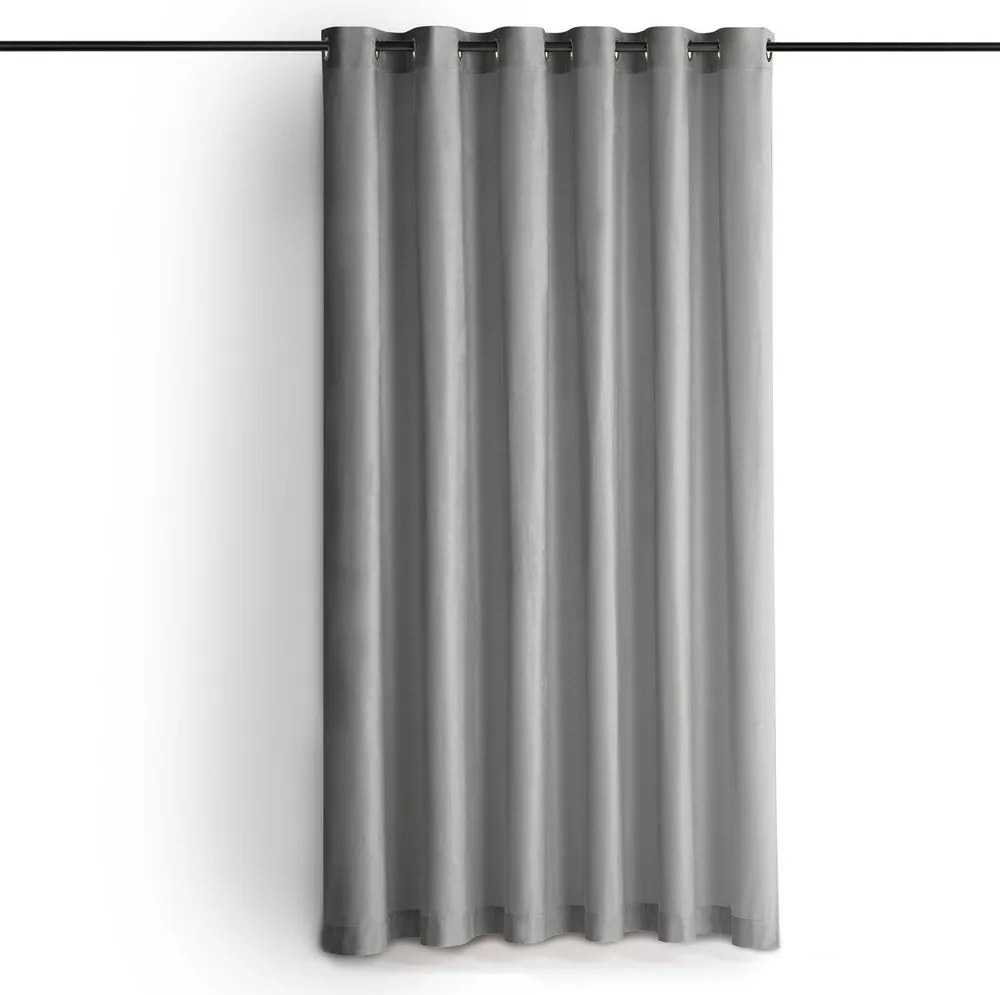 Sivý zamatový dimout záves 400x300 cm Velto – Filumi