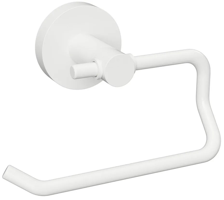 Sapho Sapho, X-ROUND WHITE držiak toaletného papiera bez krytu, biela, XR704W