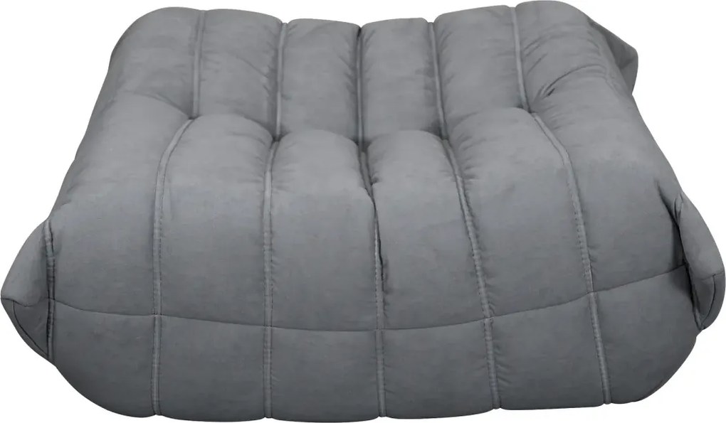 Taburet Nua 86 cm zamat sivý