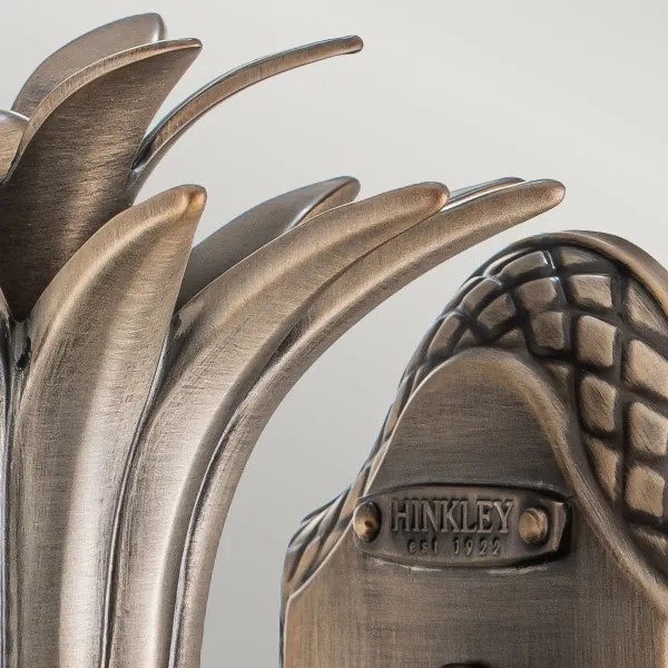 Hinkley HK-PLANTATION-S-BU - Vonk. svietidlo PLANTATION 1xE27/40W/230V IP44 bronz