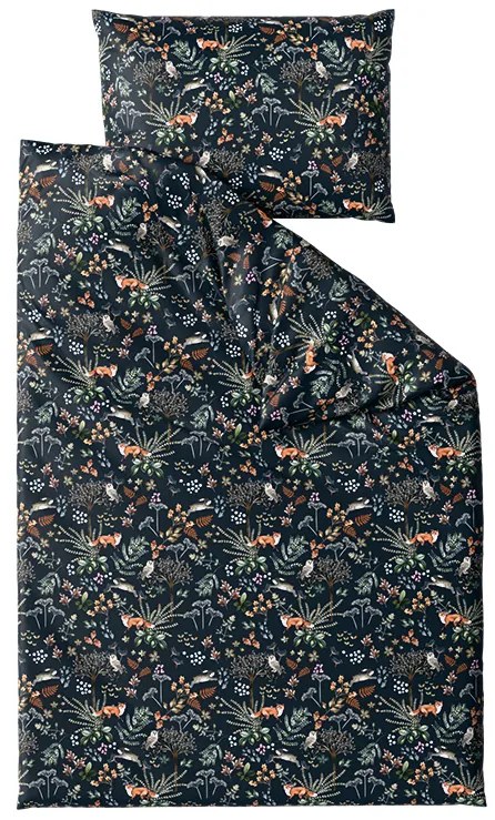 Mikroplyšové obliečky THE FOX AND THE HARE tmavo zelené Rozmer obliečok: 70 x 90 cm | 140 x 220 cm