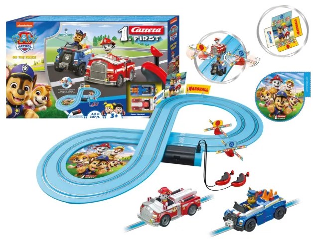 Pretekárska dráha Carrera First 20063056 Paw Patrol - On the Track 2,4m