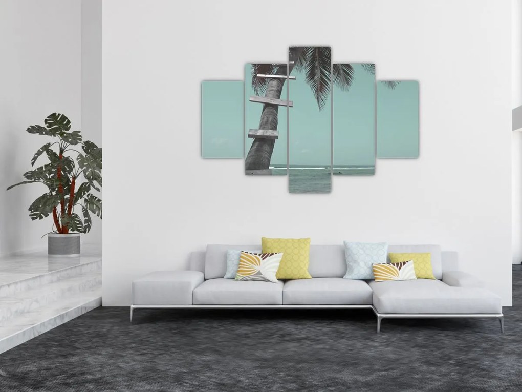 Obraz - Palma v Karibiku (150x105 cm)