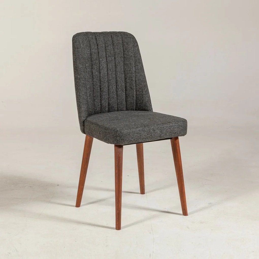 Jedálenská stolička Vina Anthracite a Walnut