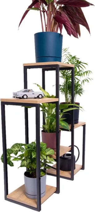 Stojan na kvety PANORAMA svetlý dub