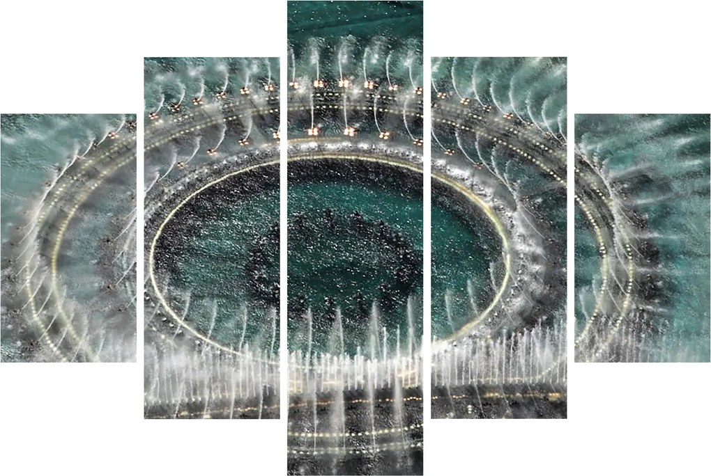 Obraz fontány (150x105 cm)