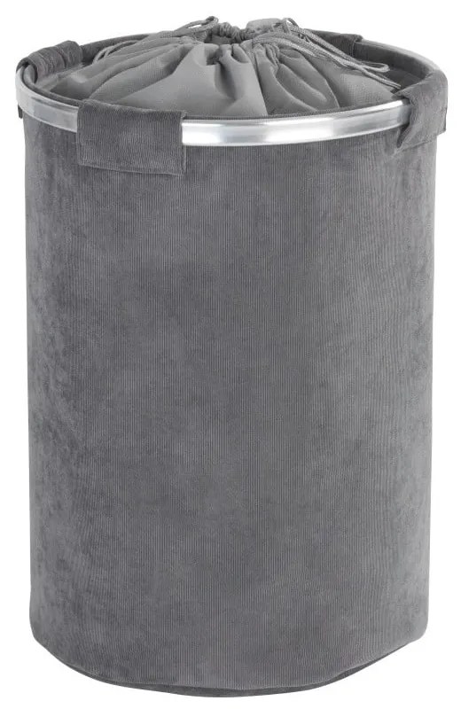 Sivý kôš na bielizeň Wenko Cordoba, 68 l