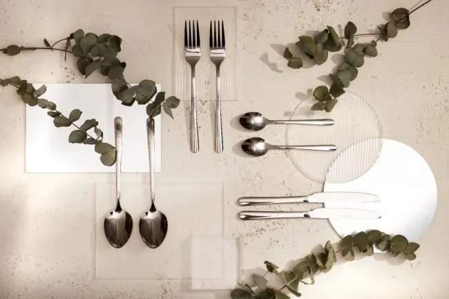 Súprava príborov B2LUGANO strieborná 24 ks 854250