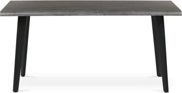 Jedálenský stôl HT-F4416 sivý dub / čierny