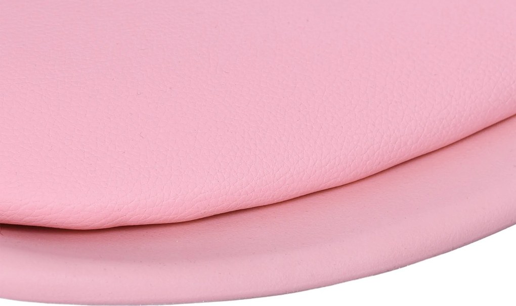 Ružová otočná stolička Grover