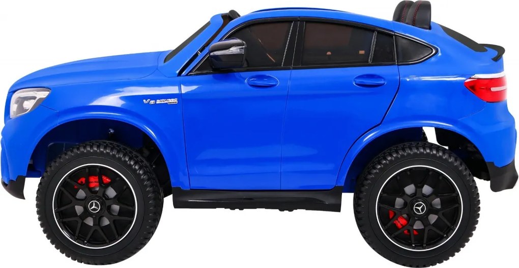 Ramiz Mercedes GLC 63S pre deti - Modré SUV + pohon 4x4