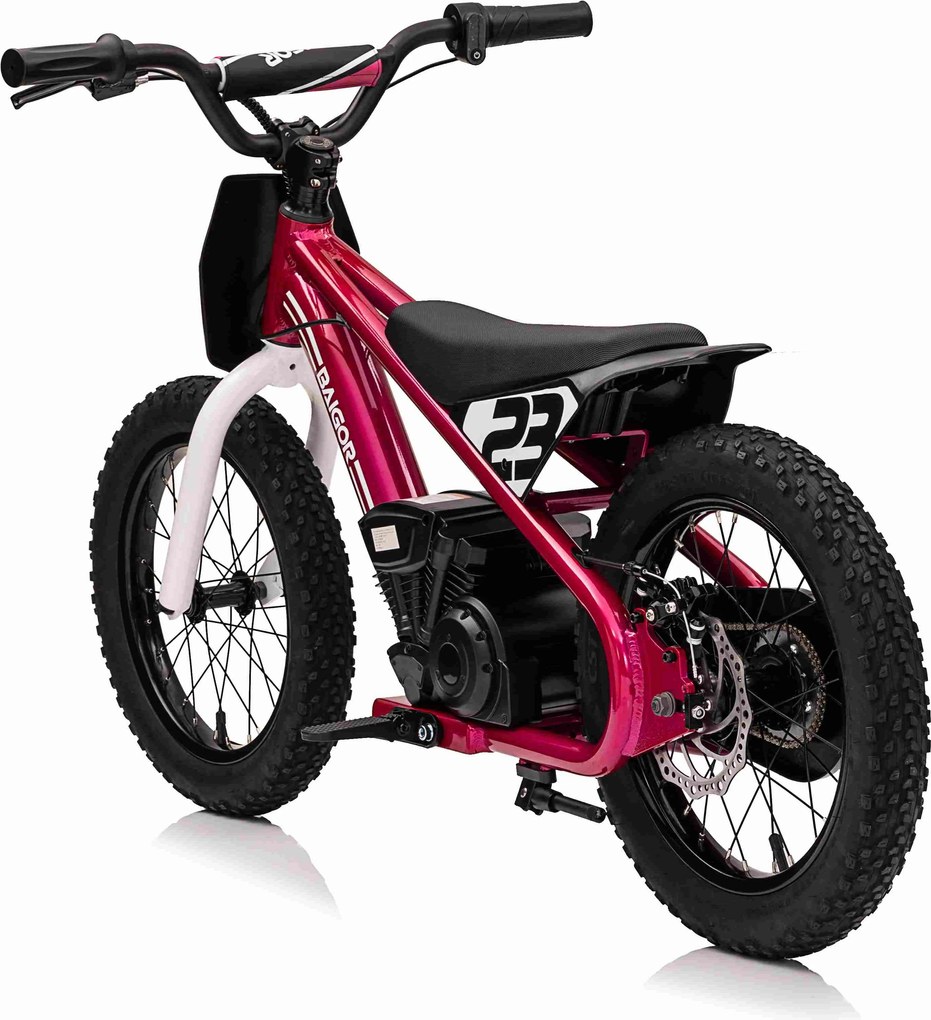 Ramiz BAIGOR 23 PRO Ružová batériová motorka pre dieťa