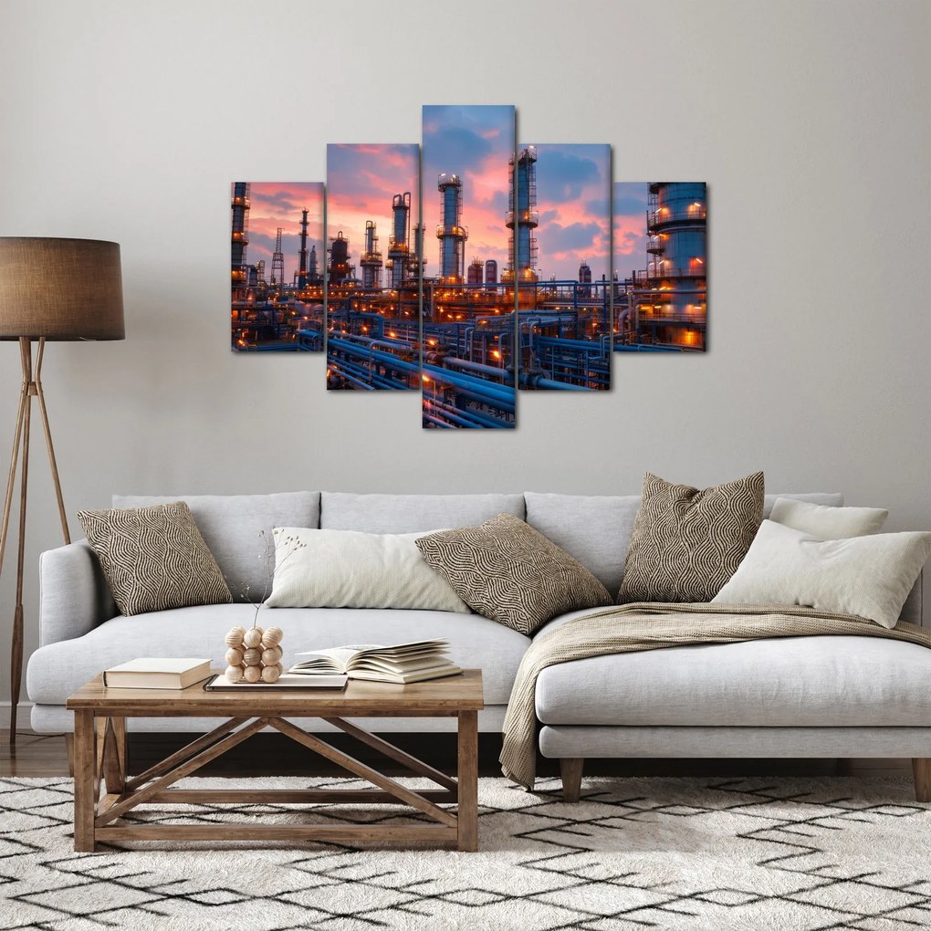 Obraz - Priemyselné preteky (150x105 cm)