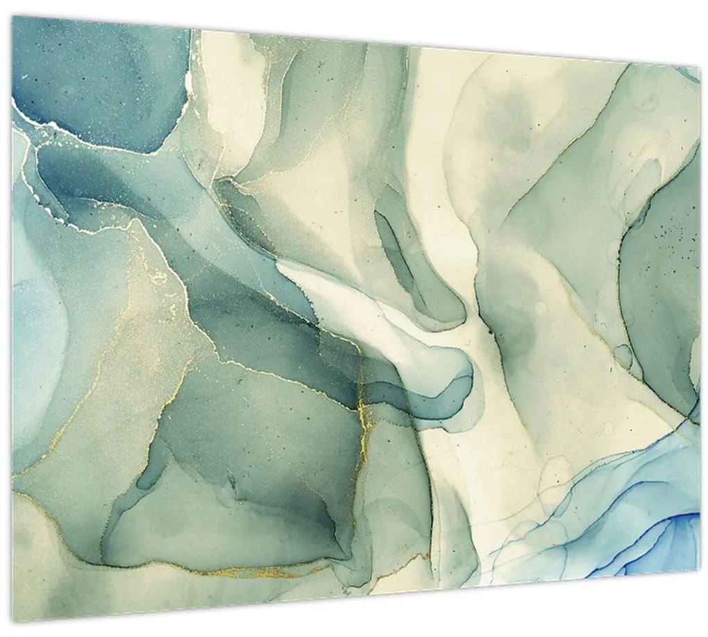 Obraz - Atramentová abstrakcia 3 (70x50 cm)