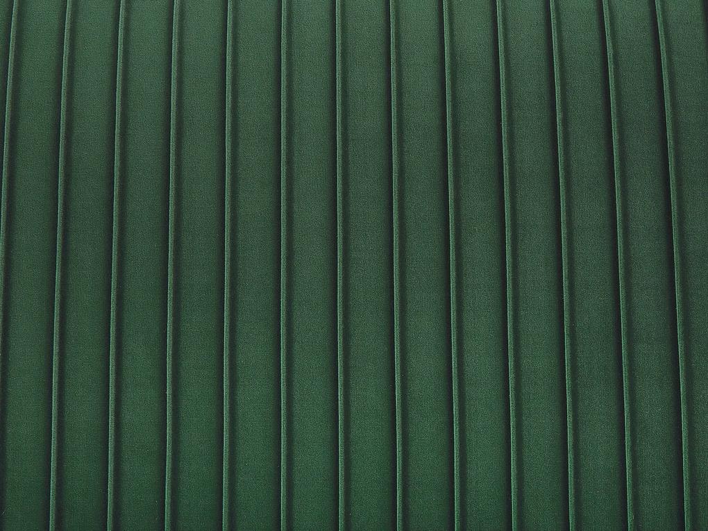 Zamatová lavica zelená PATERSON Beliani