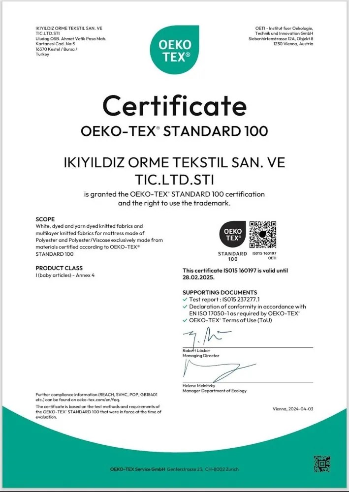 Matrac Memory Spring EMI 90x200 + Set na spanie ZADARMO