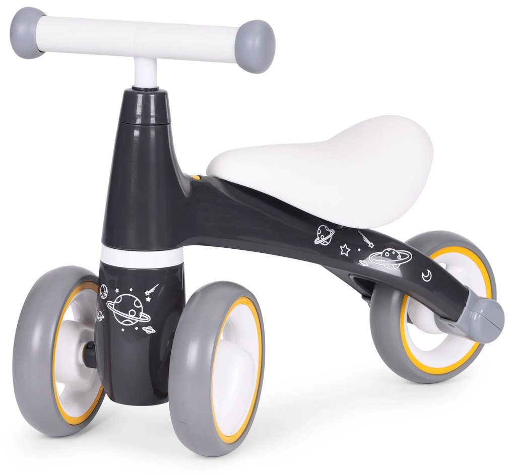 Detské odrážadlo ECOTOYS COSMIC čierne