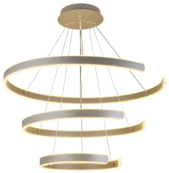 LED Stmievateľný luster na lanku LED/220W/230V 3000-6500K + diaľkové ovládanie