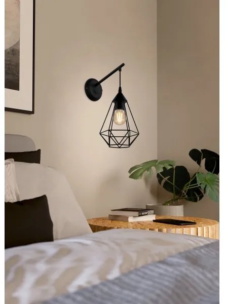 Eglo 49081 - Nástenné svietidlo TARBES 1xE27/60W/230V