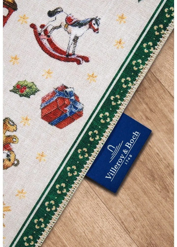 Zelený koberec s vianočným motívom 50x80 cm Green Christmas – Villeroy&amp;Boch