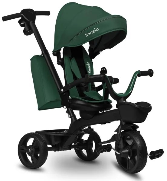 Lionelo - Detská trojkolka KORI Smaragdovo-zelená