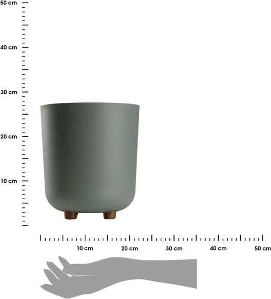 Plastový květináč na nožičkách Terra - výber z 6 prevedení