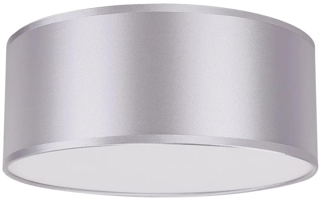 CLX Stropné prisadené osvetlenie CORIGLIANO-ROSSANO, 2xE27, 40W, 30cm, okrúhle, šedé
