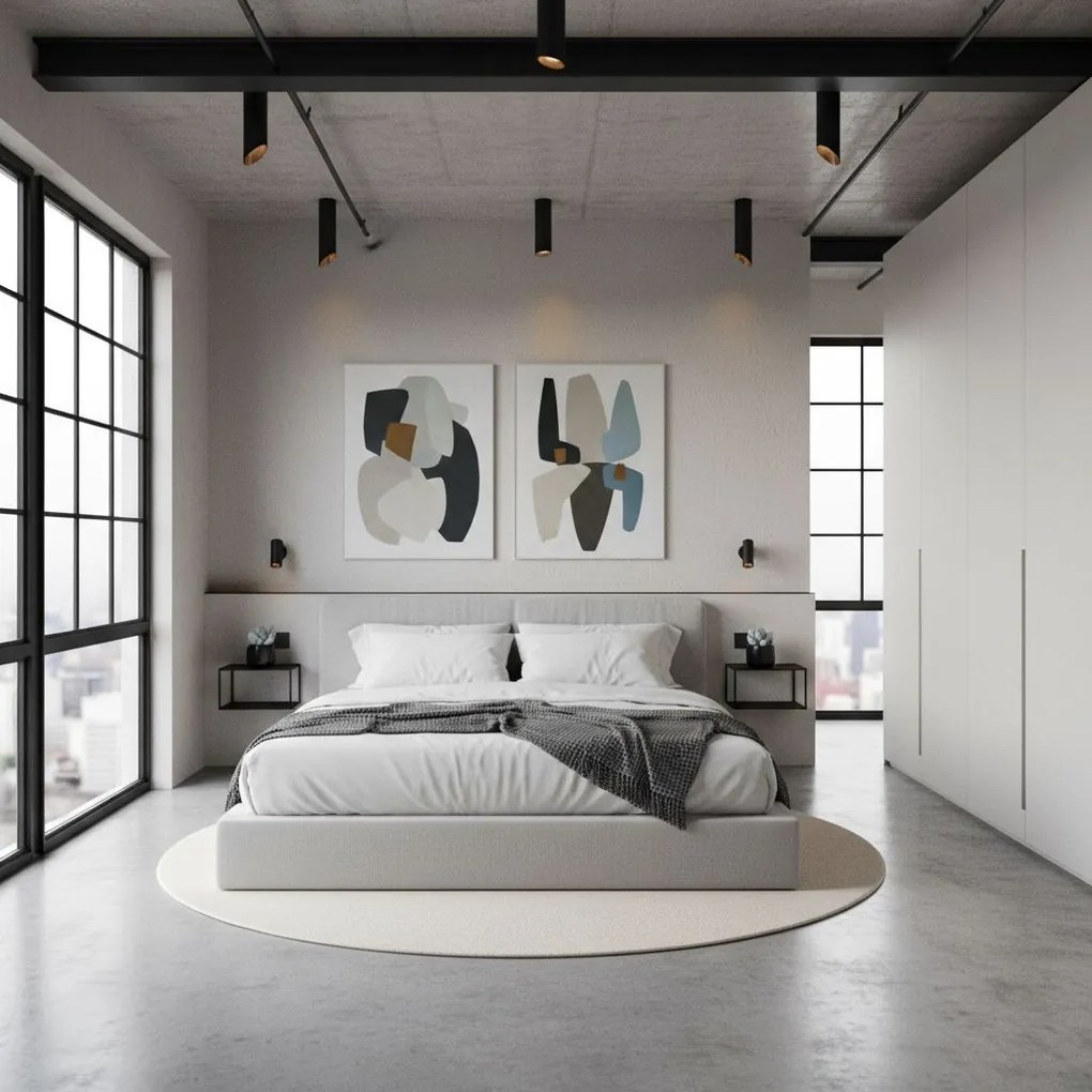 Toolight - Dizajnová závesná lampa DIAMENT APP572-1C, čierna-zlatá, OSW-03691