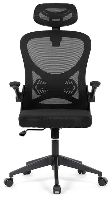 Autronic BONTEC Kancelárska stolička, hojdací mechanizmus, čierna, KA-K2021 BK Farba: Čierna